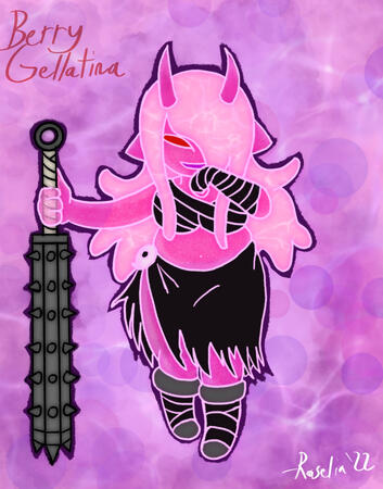 EX Boss BerryGellatina (Vtuber Fanart)