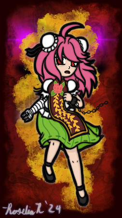 Kasen Ibaraki (Touhou Project Fanart)