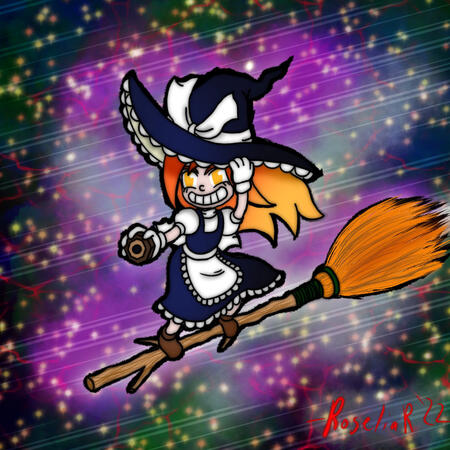 Marisa Kirisame (Touhou Project Fanart)